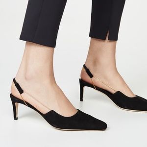 NWOB BY FAR Gabriella Slingback Pumps  Size 37